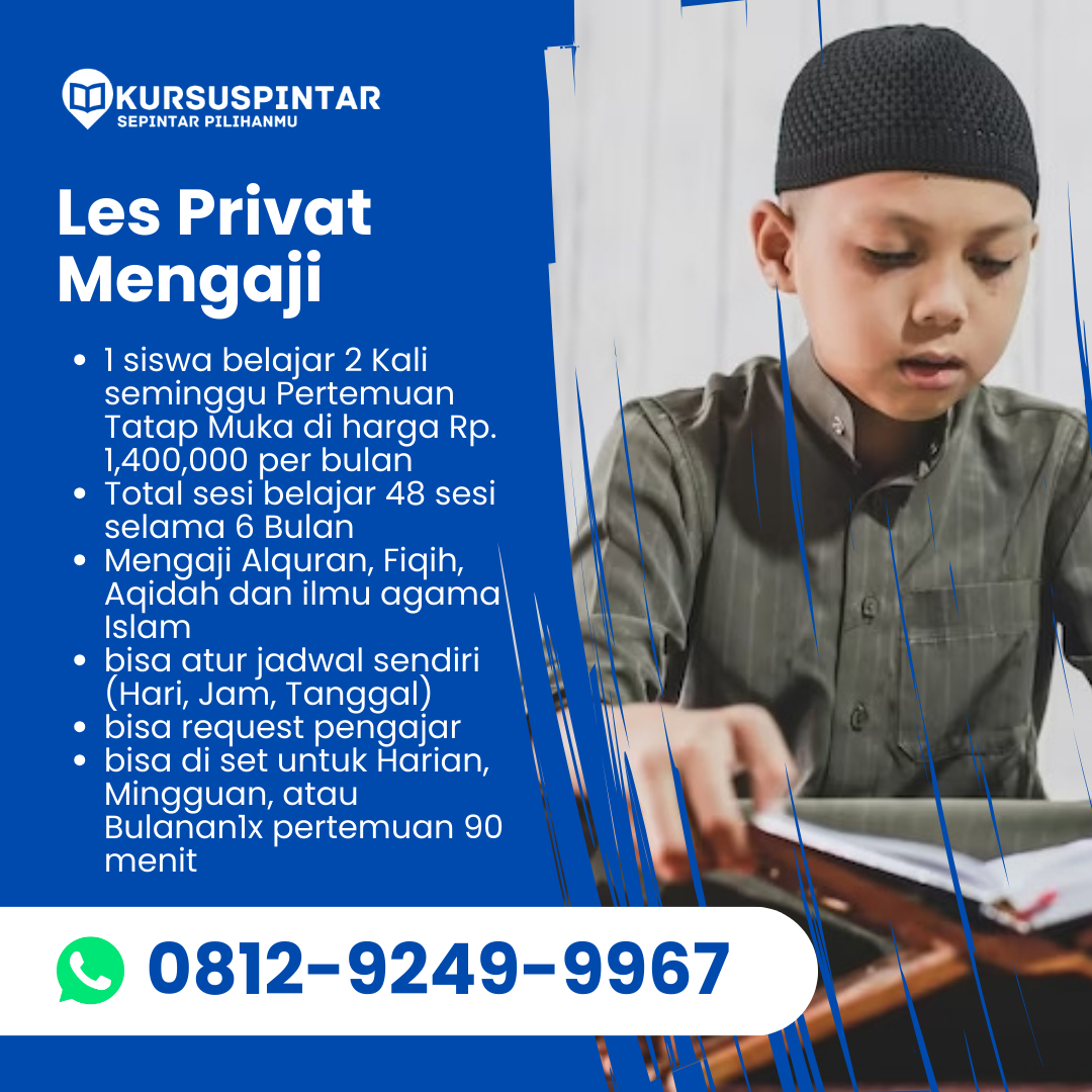 Les Privat Mengaji SD Terbaik Guru Berpengalaman | Kursuspintar